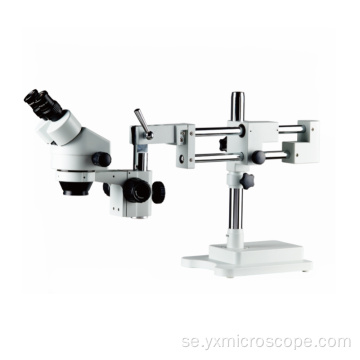 Dubbel Boom Stand Flexible 7-45x Zoom Stereo Microscope